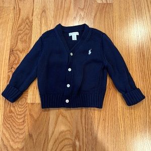 Baby Ralph Lauren Cotton V-neck Cardigan